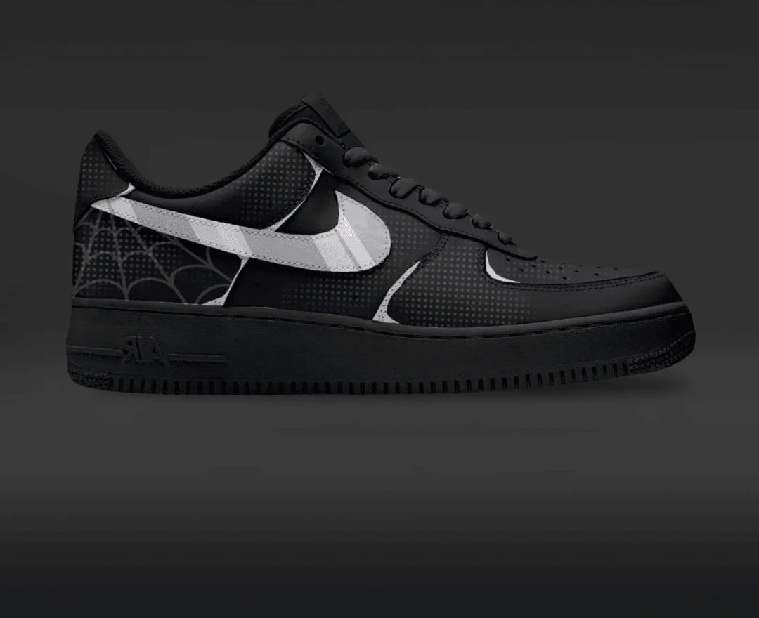 Black Design Shoes F1