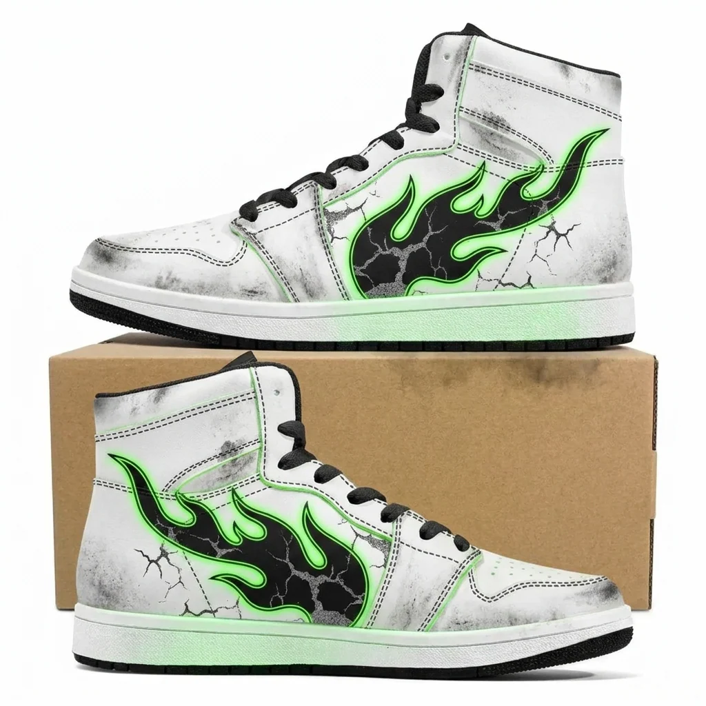 Black Flame Static Design Shoes J1