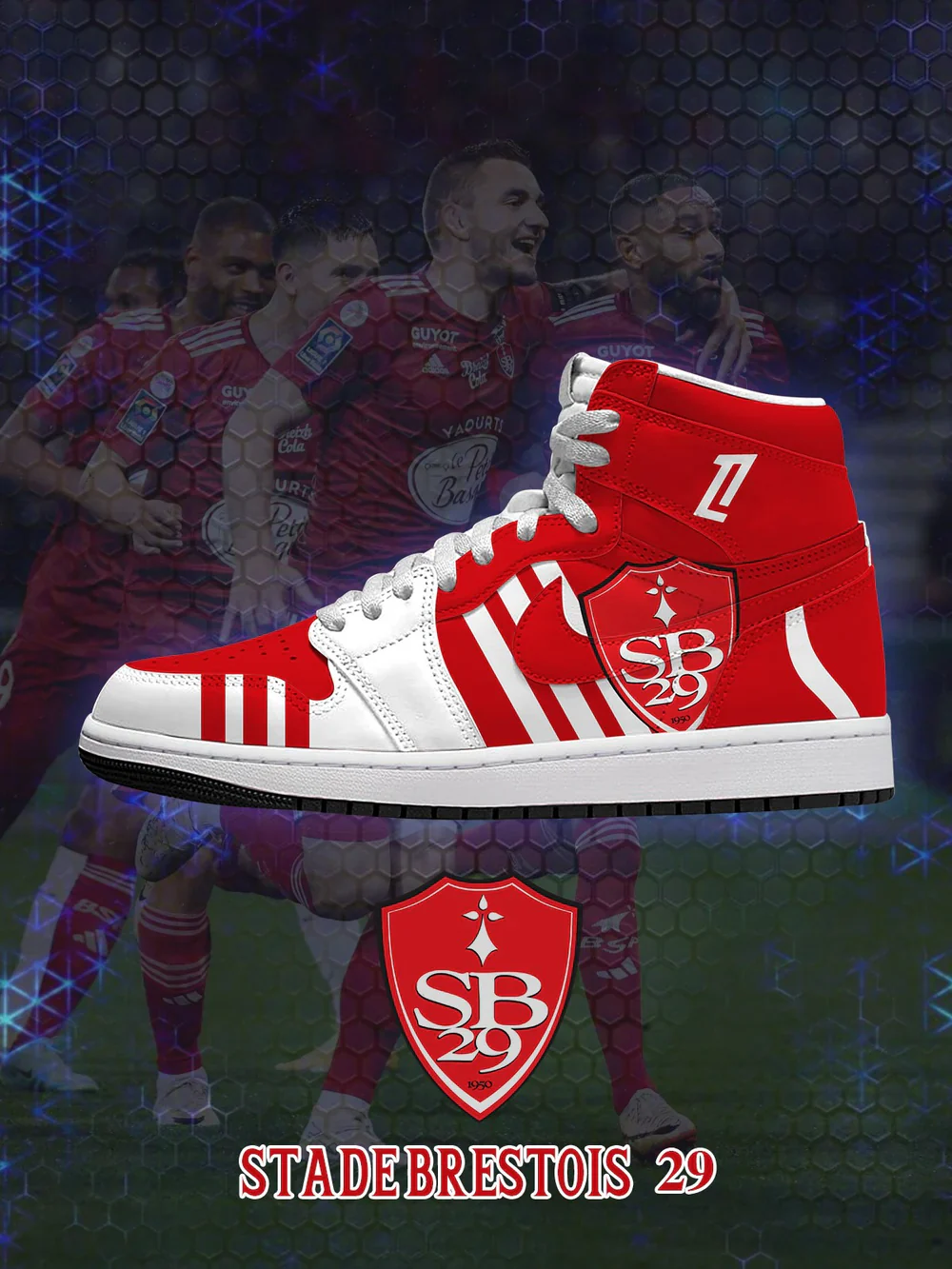 Brest (Adult and kids size available) Limited Edition Design Shoes J1