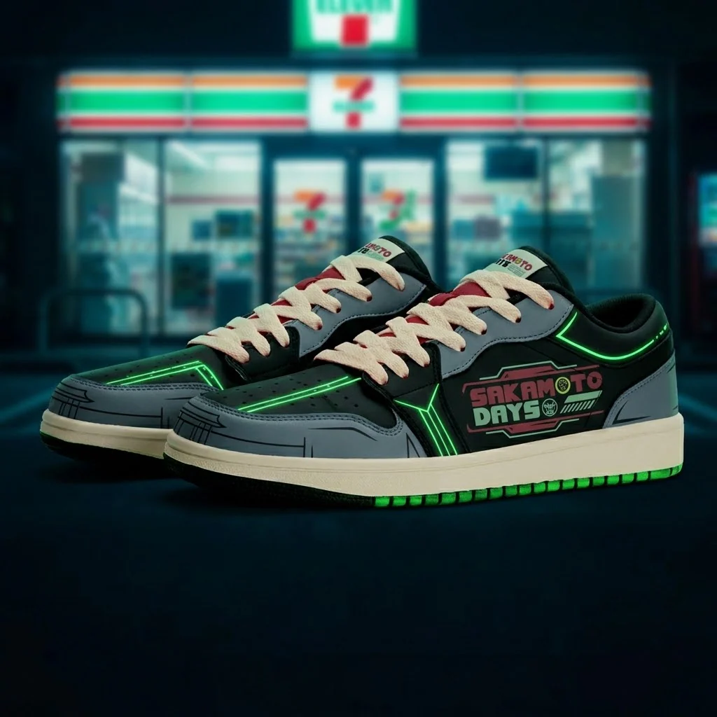 Convenience Aisle Neon Design Shoes J1