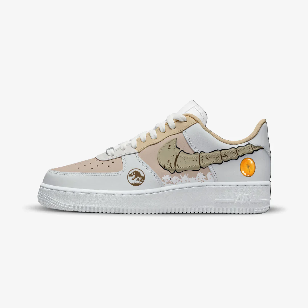 Custom Printed T REX Design Shoes F1