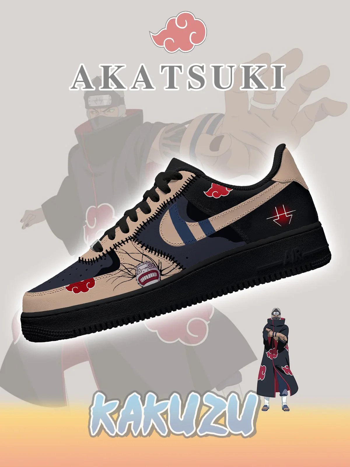 Kakuzu limited edition Design Shoes F1