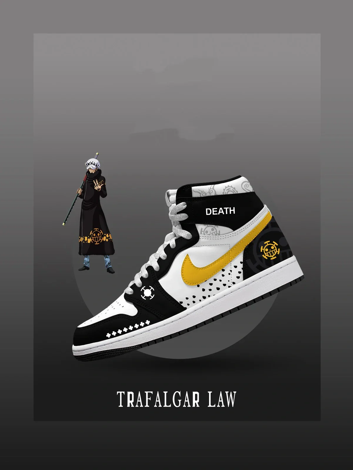 Law (Adult and kids size available) Limited Edition Design Shoes J1
