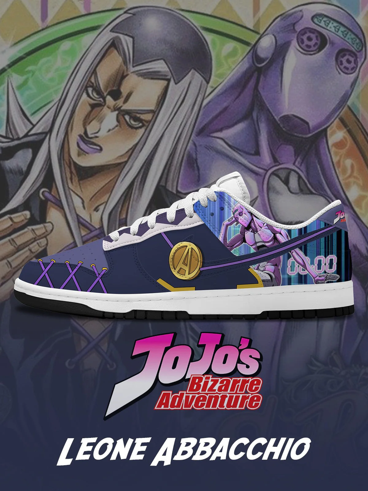 Leone Abbacchio V.2 Custom Court-Low Sneakers Design Shoes DK