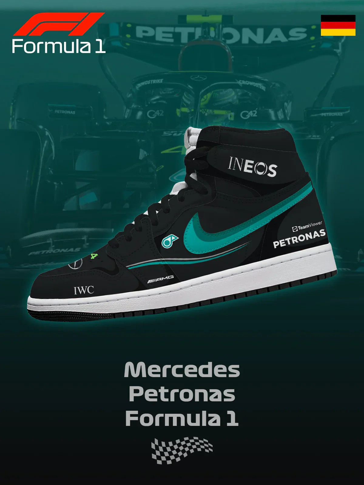 M Petronas F.1 Design Shoes J1