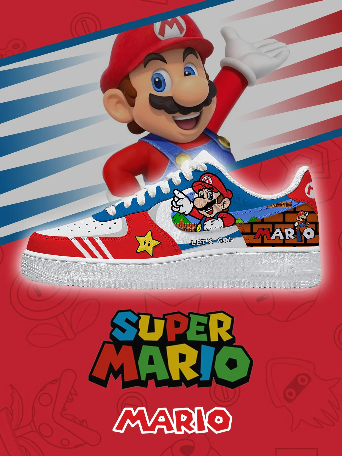 Mario limited edition Design Shoes F1