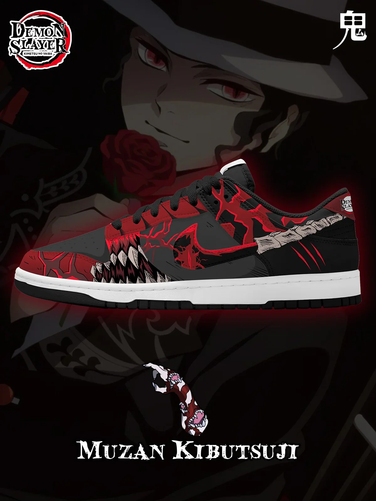 Muzan Kibutsuji Design Shoes DK