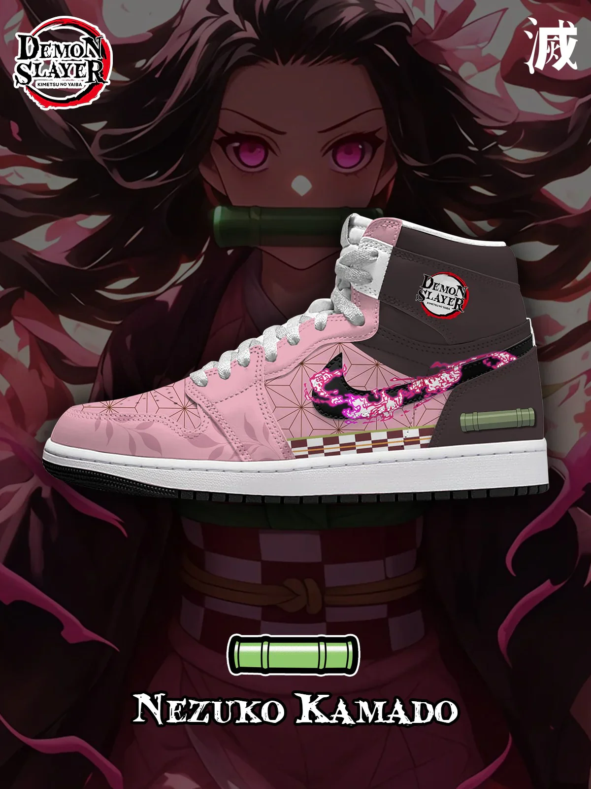 Nezuko (Adult and kids size available) Limited Edition Design Shoes J1