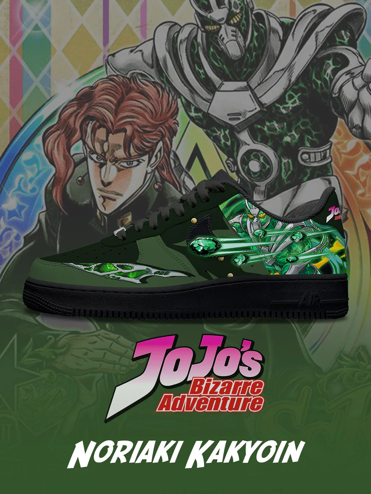 Noriaki Kakyoin JJL  Design Shoes F1