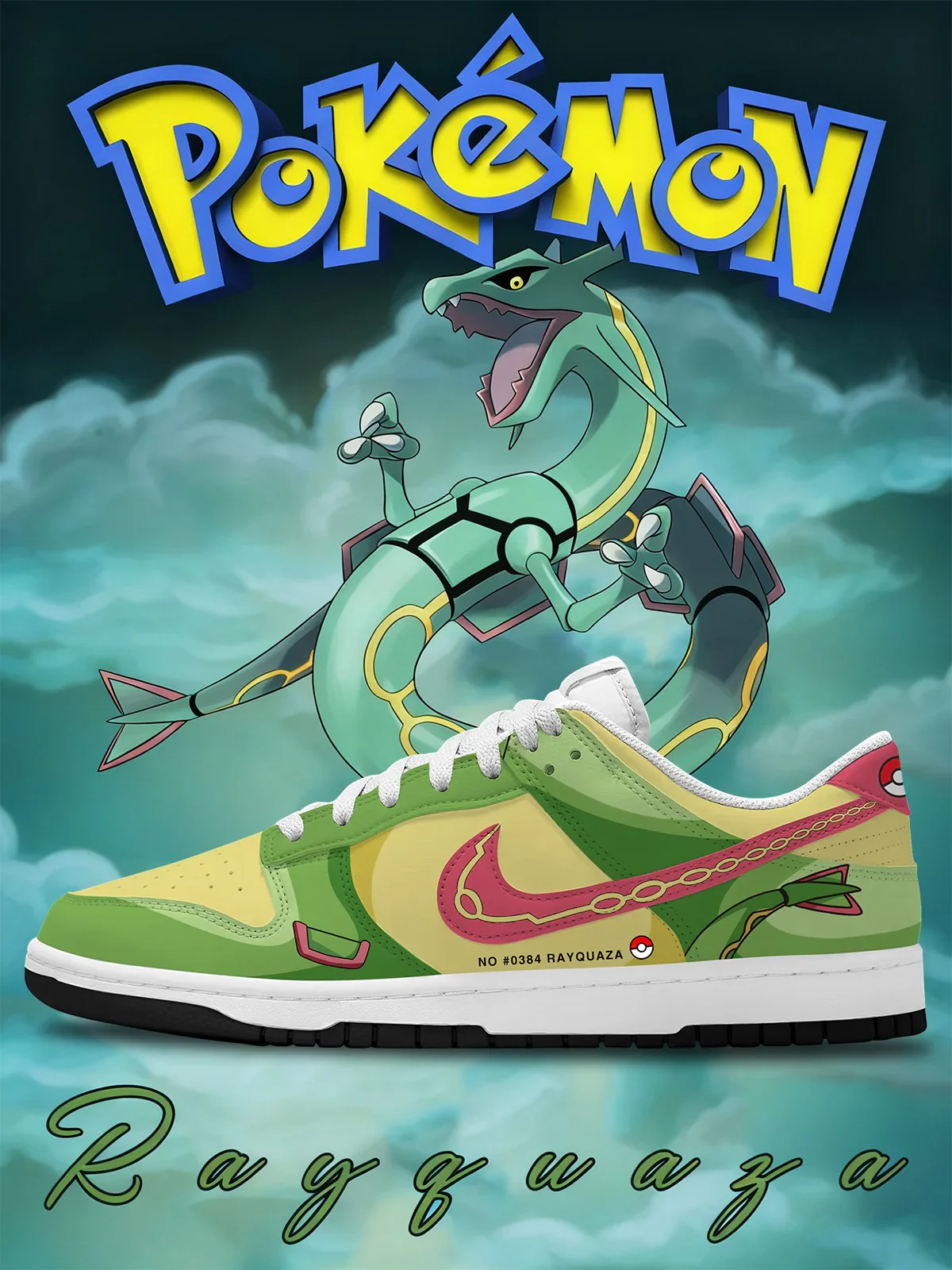 Rayquaza Design Shoes DK