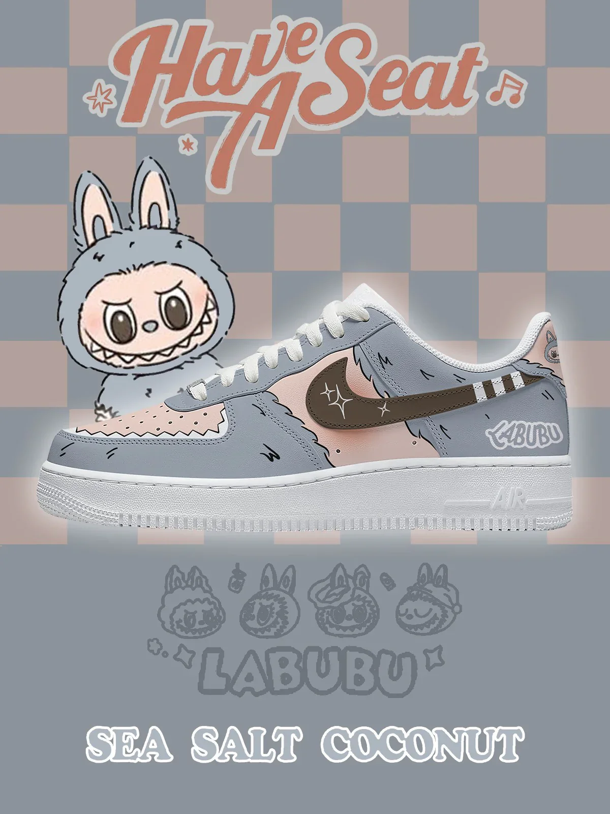 Sea Salt Coconut Design Shoes F1