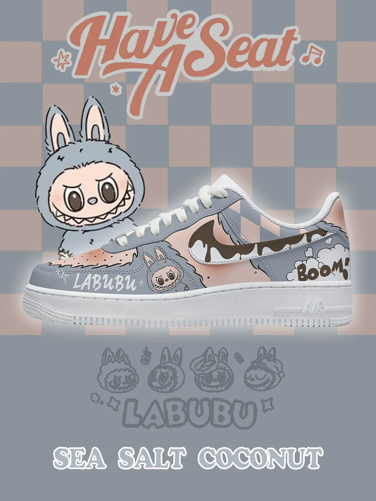 Sea Salt Coconut Design Shoes F1