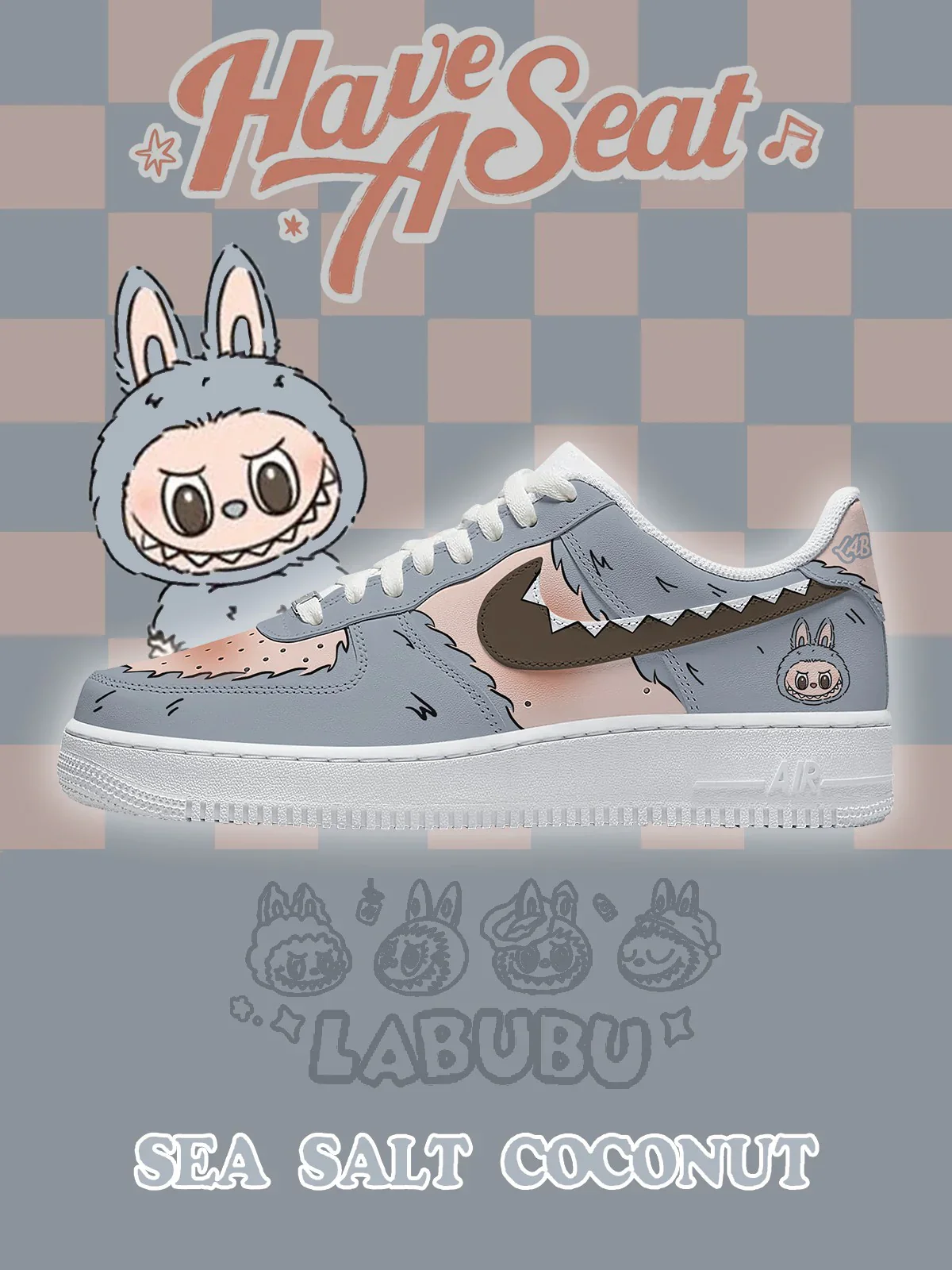 Sea Salt Coconut Design Shoes F1