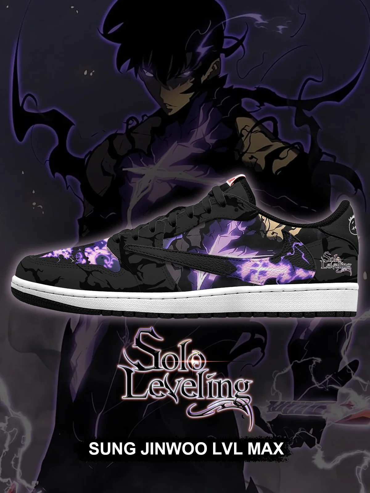 Sung Jinwoo LVL Max  Design Shoes J1 Low Top