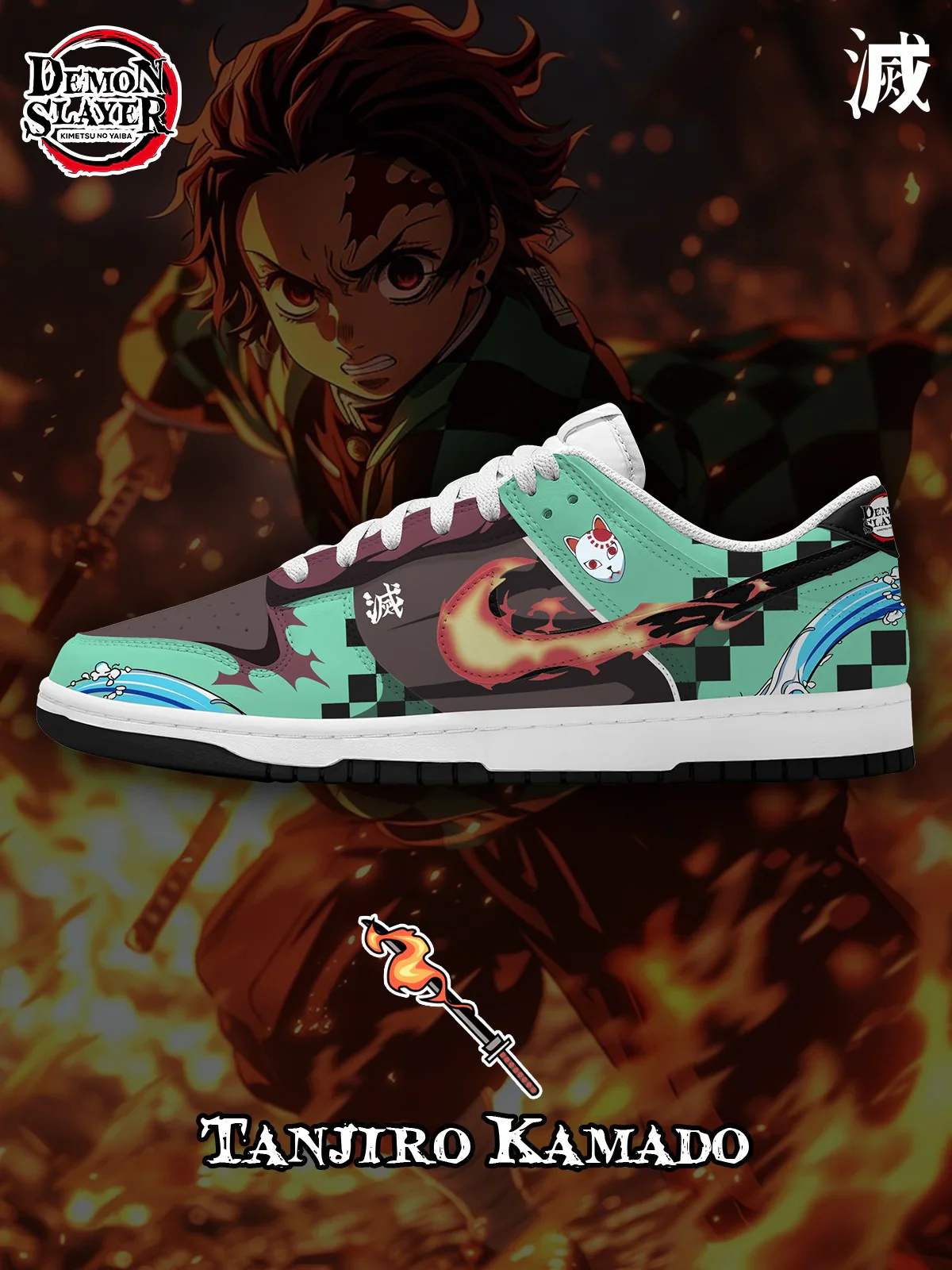 Tanjiro Kamado Design Shoes DK