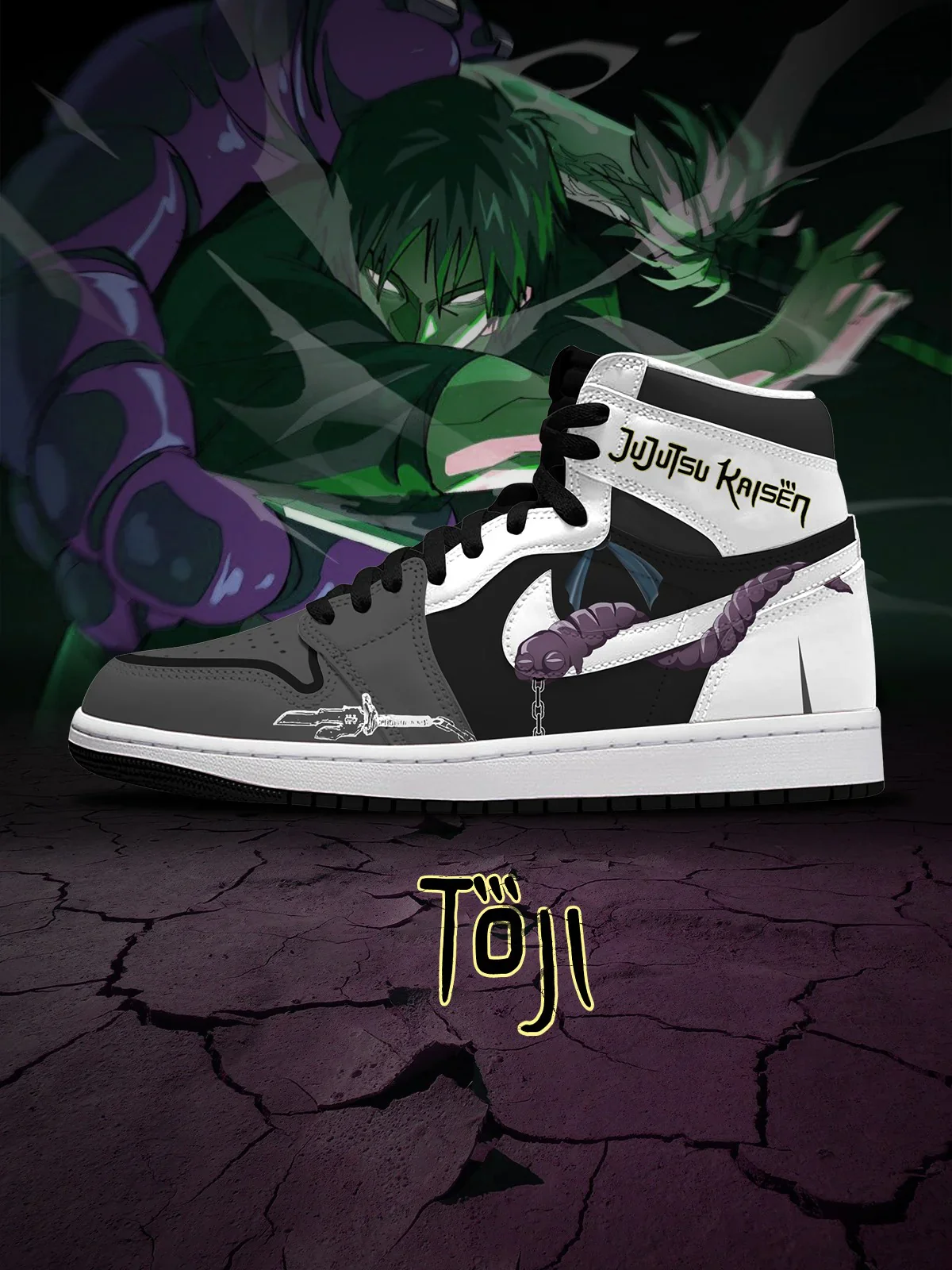 Toji Fushiguro Limited Edition Design Shoes J1