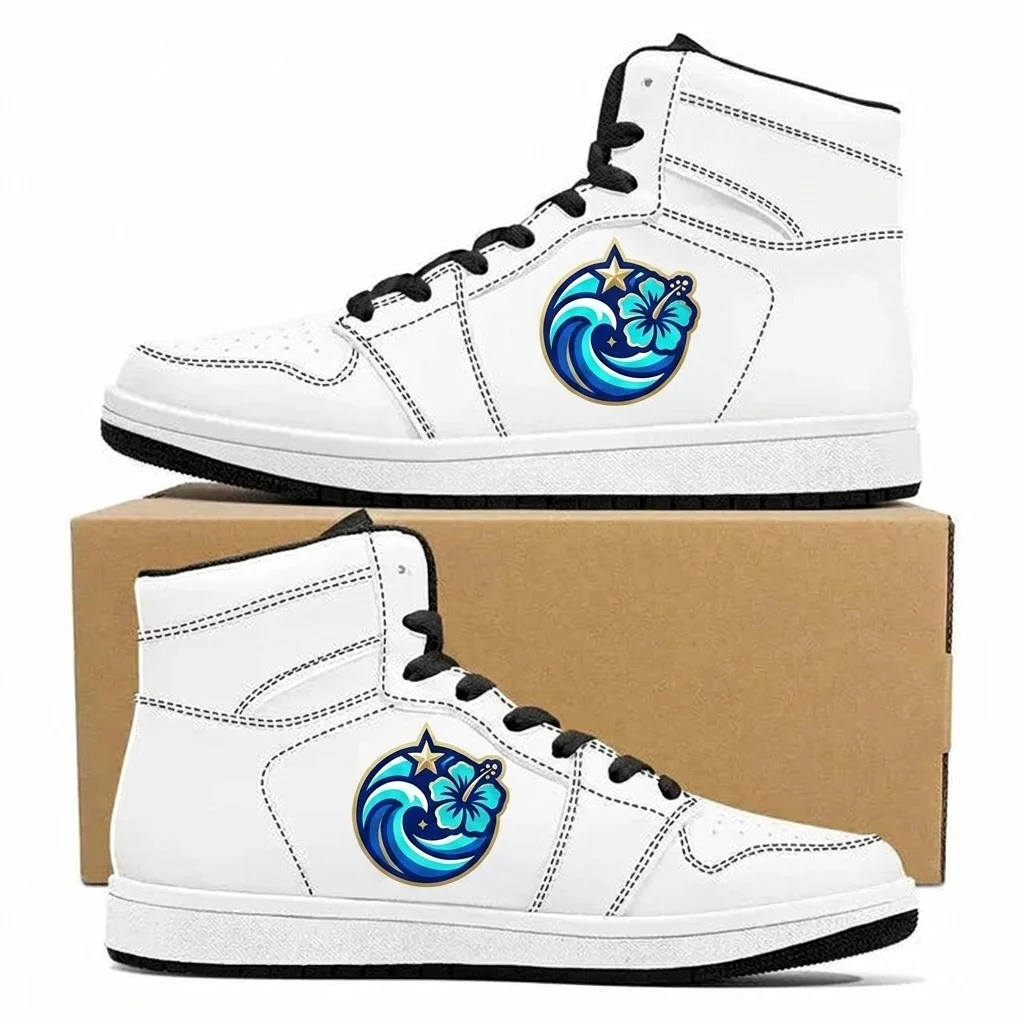 Tropical Badge Chaos Design Shoes J1