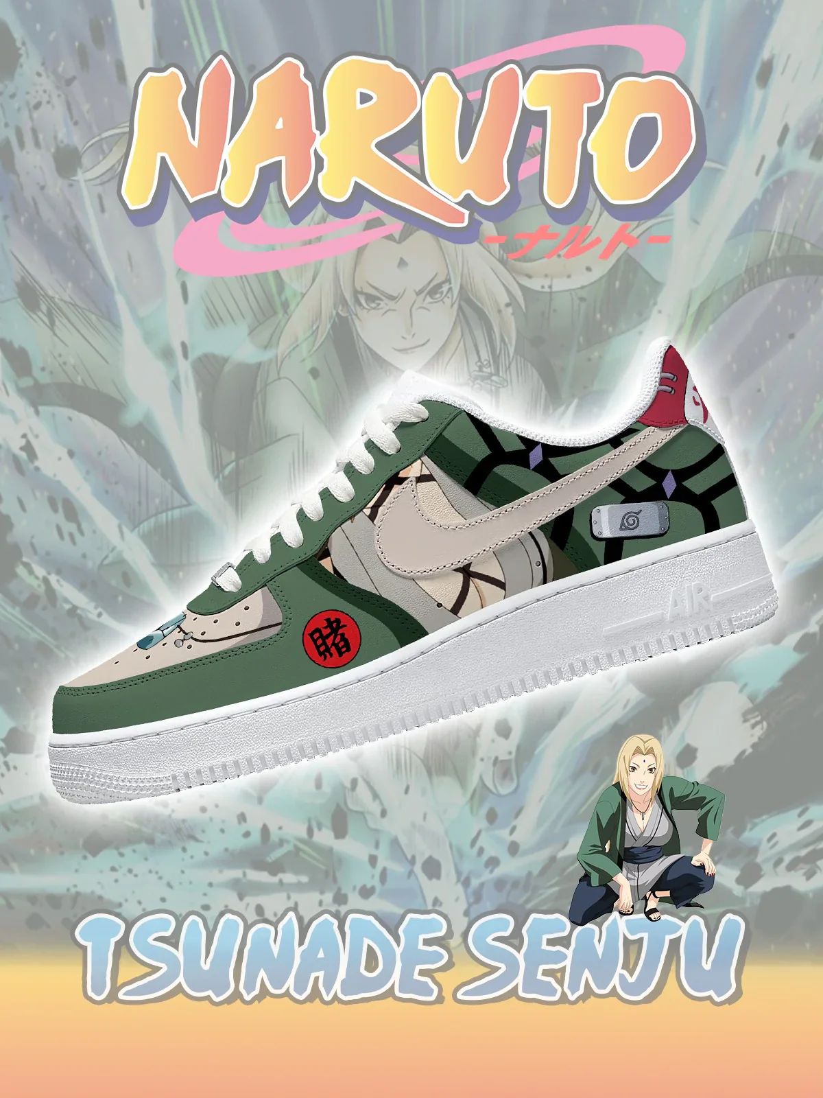 Tsunade limited edition Design Shoes F1