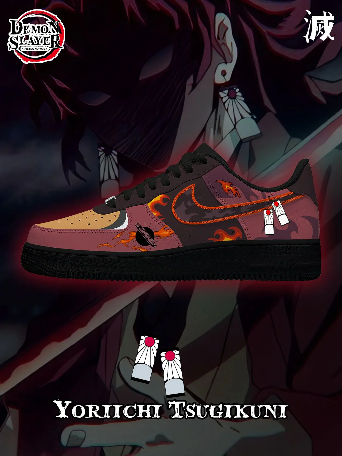 Yoriichi Tsugikuni Design Shoes F1